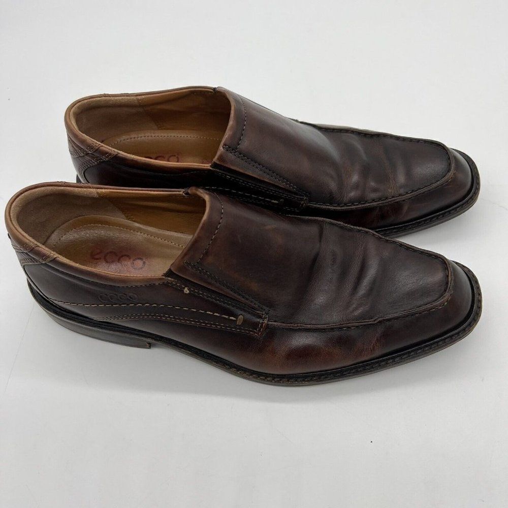 Ecco Men's Windsor 51804 Apron Slip-on Leather Lined and Insole Size 42